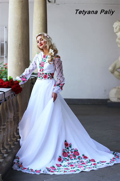 Русское свадебное платье 40 фото