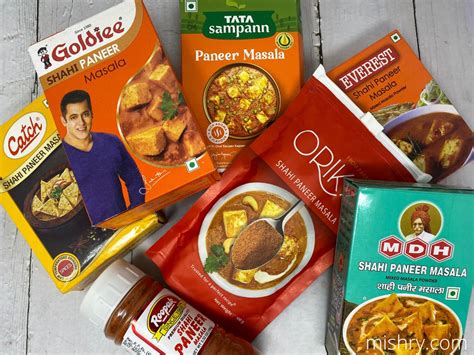 Best Shahi Paneer Masala Brands In India Mishry 2023