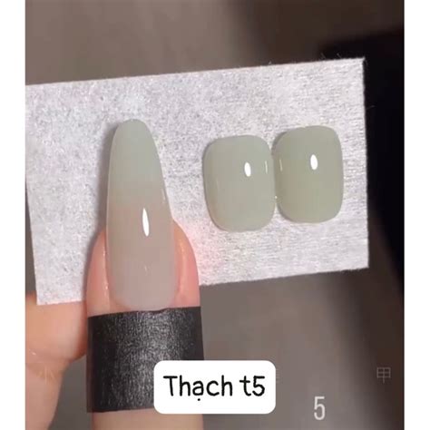 Sơn gel Thạch nude sữa chua Các màu sơn lẻ phụ kiện làm nail cần có đèn hơ Shopee Việt Nam