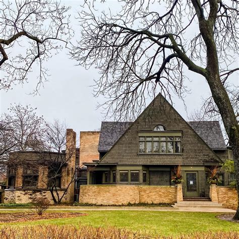 Frank Lloyd Wright Home In Oak Park Il 6 Photos