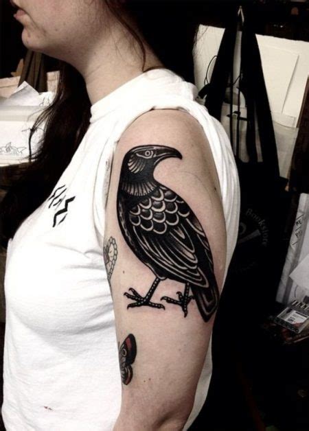 Raven Tattoo 30 Images That Will Prove This Bird Is Way Cooler Than