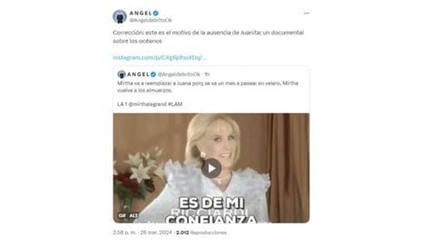 La verdadera razón por la que Mirtha Legrand reemplazará a Juana Viale