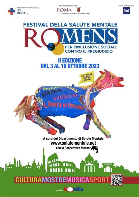 Al Via La Ii Edizione Di Ro Mens Il Festival Della Salute Mentale Dal