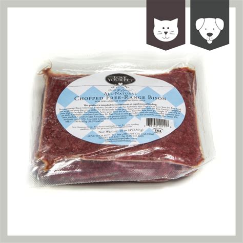 Raw Bison - Love Your Pet | Moe's Meats