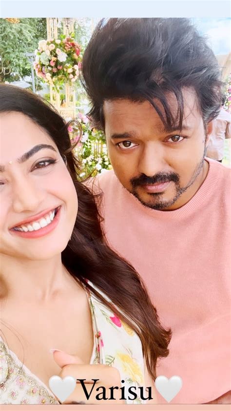 Rashmika Mandanna Shares The Perfect Selfie With Vijay From The Sets Of