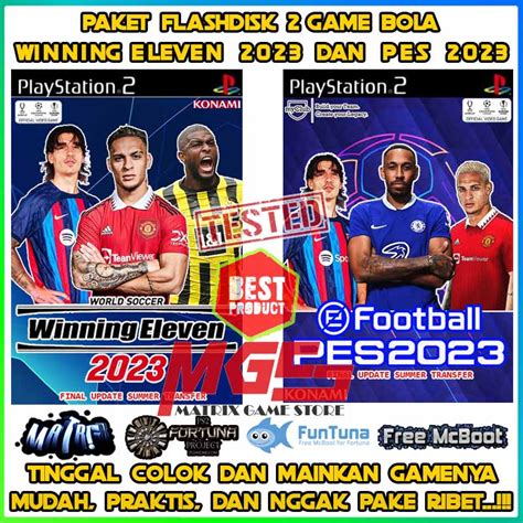 Jual Flashdisk Game PS2 PS 2 PES 2023 Dan Winning Eleven 2023 Summer