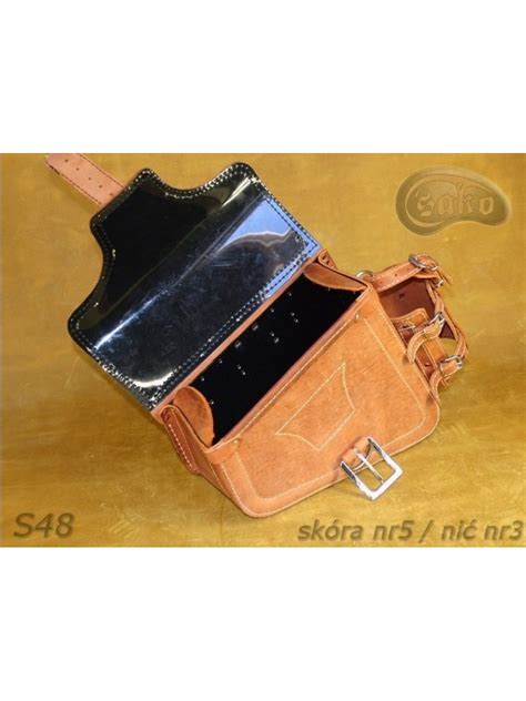 Кофр на маятник из кожи M1948 orange Harley Davidson Sportster. Кофры ...