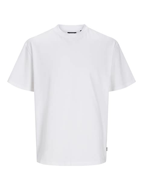 T Shirt Uni Col Rond Blanc Jack And Jones®