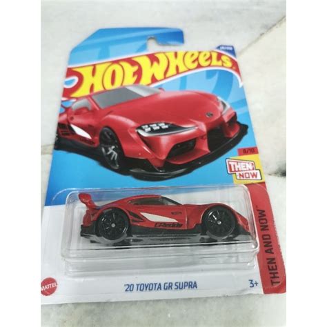 Hot Wheels Toyota Supra Red Us Card Shopee Malaysia