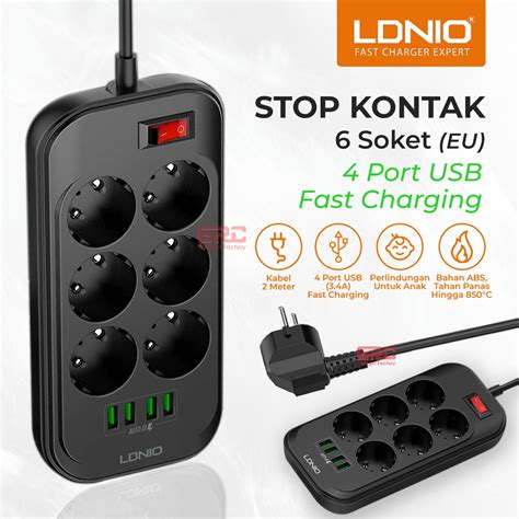 Stop Kontak Power Socket Usb Charger Colokan Listrik Shopee Indonesia