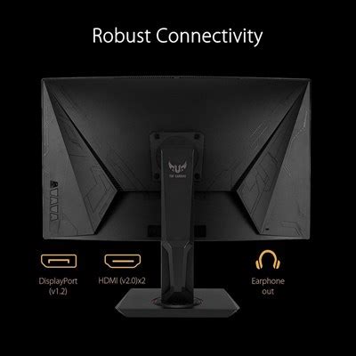 Asus Tuf Gaming Vg Vqr Inch Wqhd Hz Ms Curved Hdr Gaming