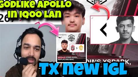 Godlike Apollo Tx Shadow Confirm In Iqoo Lan New Lineup Qualified