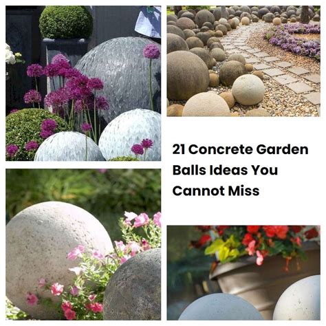 21 Concrete Garden Balls Ideas You Cannot Miss Sharonsable