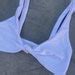 Brazilian Bikini Top Swimsuit Swimwear Beachwear Arpa Bikineria Bralette White Ribbed Bikini Top