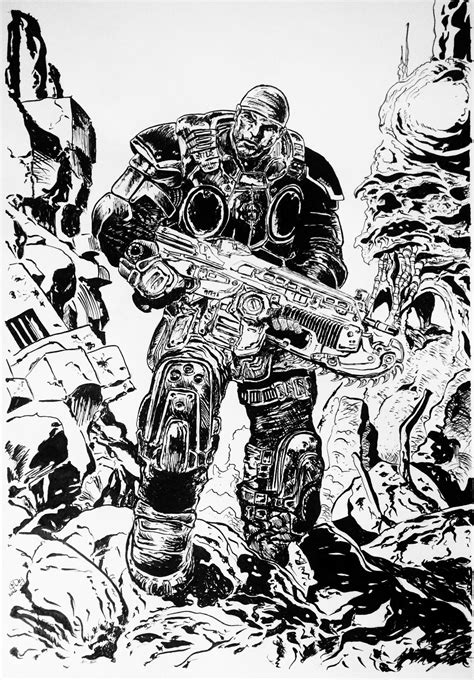 Marcus Fenix By Monieyre On Deviantart