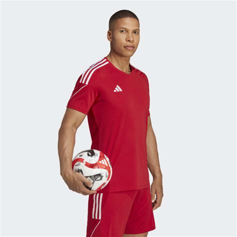 Adidas Tiro 23 League Soccer Jersey Red Free Shipping With Adiclub