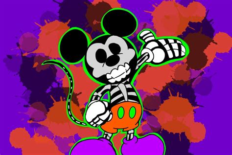 Skeleton Mickey By Djscurvy On Deviantart