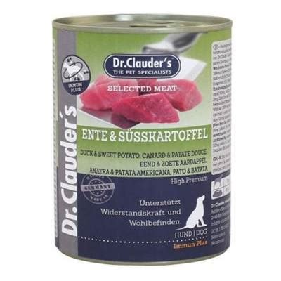 Boites pour chiens Canard patate douce Dr Clauder s pâté 800 gr