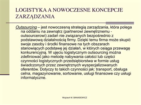 PPT Zarządzanie logistyką niedobrze jest gdy PowerPoint