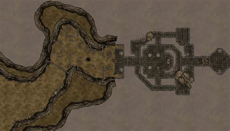 Dwarven Excavation From Dragon Of Icespire Peak [52x32] R Battlemaps