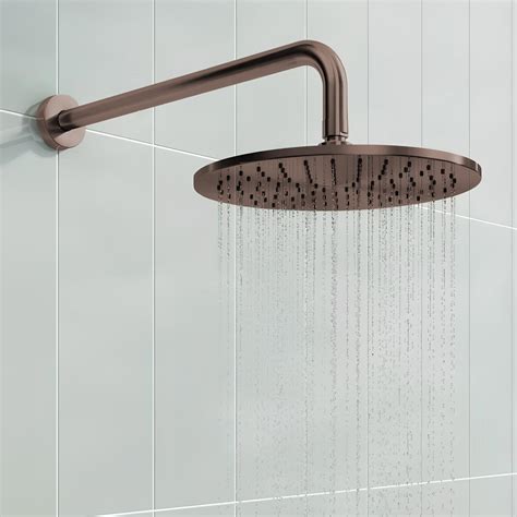 Browse Fontana Oil Rubbed Bronze Wall Mount Rainfall Shower Head At