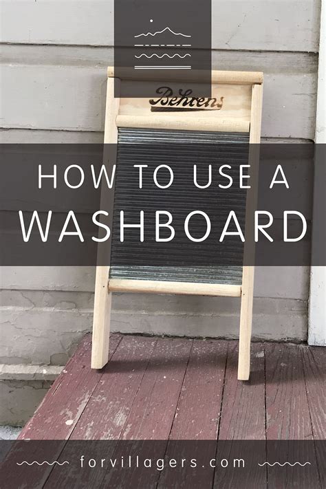 A Washboard Is A Surprisingly Easy Way To Get Stuff Clean Washboards