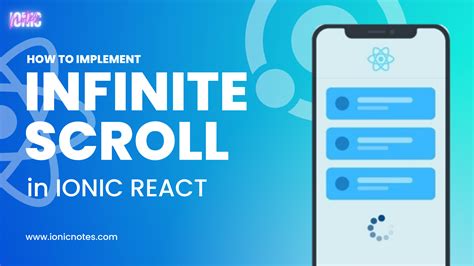 How To Implement Infinite Scroll In Ionic React