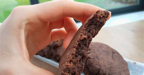 Cookie Brownie Vegan De Amandine Faivre Cookpad