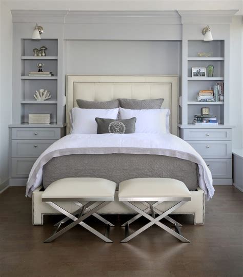 Master Bedrooms With Built In Shelving Decor Or Design