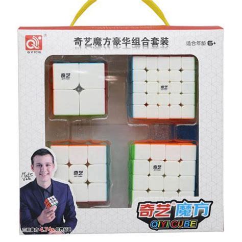 รบค QIYI CUBE Set 4 ชน 2x2 3x3 4x4 5x5 สลวน Lazada co th