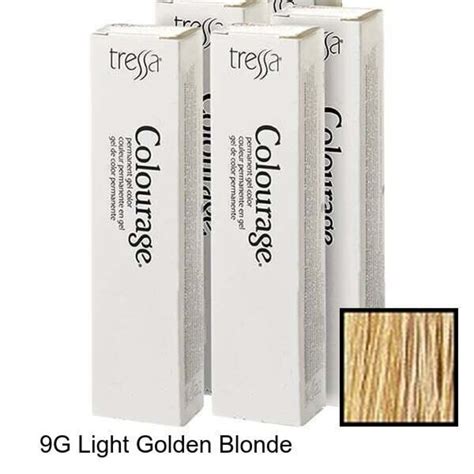 Tressa Colourage Permanent Gel Color G Light Golden Blonde Oz