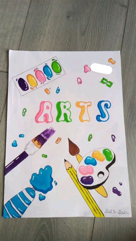 Page De Garde Arts Plastiques En Art Plastique Art Page De Garde