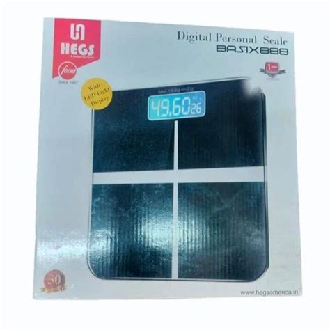 Hegs Basix Digital Personal Scale Weighing Capacity Kg At Rs