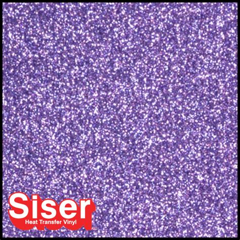 SISER GLITTER Heat Transfer Vinyl LILAC Skat Katz Heat Transfer