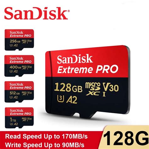 Sandisk Extreme Pro Flash Gb Karta Micro Sd Karta Sdxc Uhs I Gb