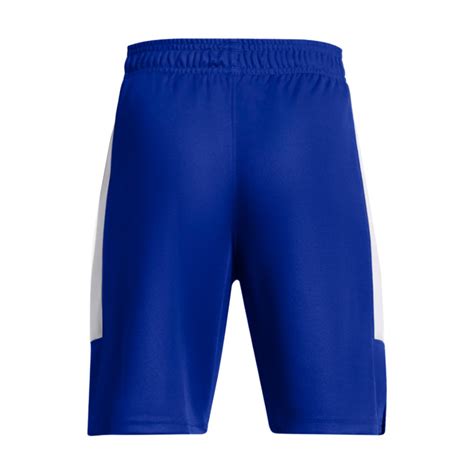 Pantalón Corto Under Armour Baseline Niño Blue White Basketball Emotion