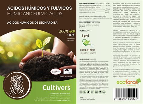 Ácidos Húmicos Solidos Cultivers