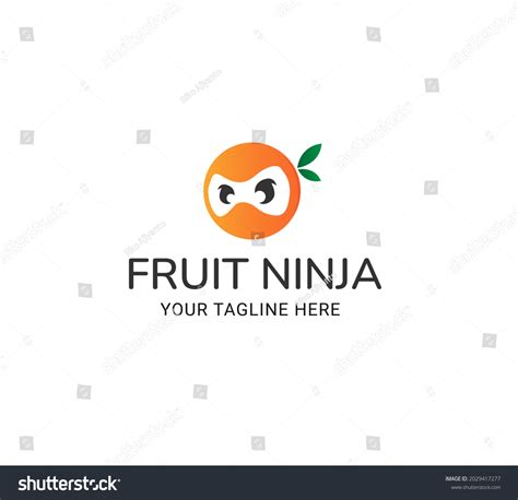 Fruit Ninja Modern Logo Vector Stock Vector (Royalty Free) 2029417277 | Shutterstock