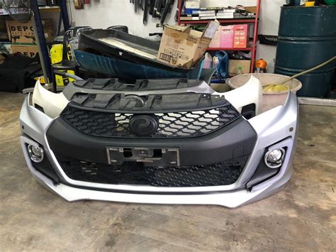 Front Bumper Myvi Icon With Silver Paint Sr Auto Accessories On