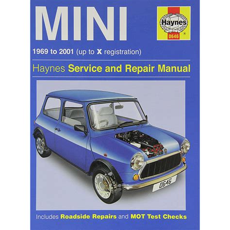 Haynes Repair Manual 1969 2001 Sbk0023 Seven Classic Mini Parts