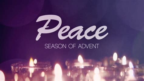 Advent Candles Peace Still | Playback Media | SermonSpice