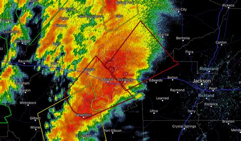 New Tornado Warning In Mississippi Includes Vicksburg The Alabama Weather Blog