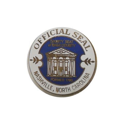 The Official Seal Of Nashville North Carolina