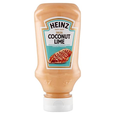 Salsa Coconut Lime Heinz Ml L Ecommerce Secondo Iper Tosano