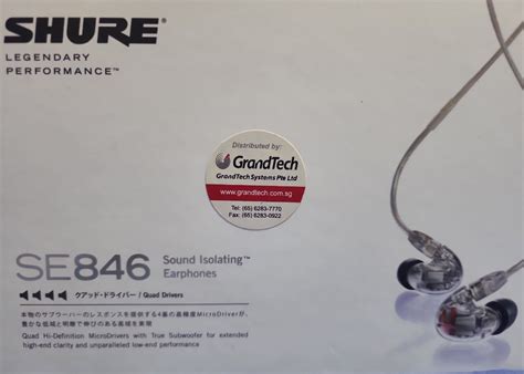 Shure 846 Quad Drivers Sound Isolating Earphones Audio Earphones On Carousell