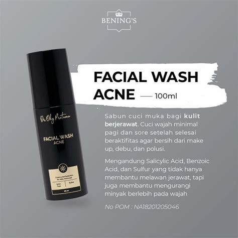 Jual Facial Wash Acne Bening Skincare Dr Oky Pratama Jerawat