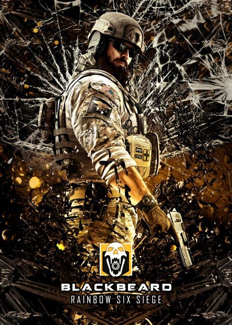 Rainbow Six Siege Operators Blackbeard Displate Artwork By Artist