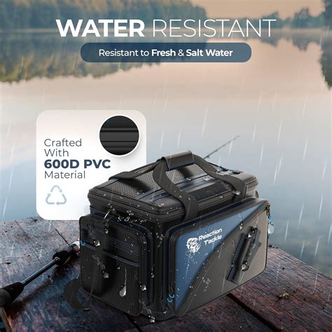 Reaction Tackle Fishing Tackle Bag – Salt Water Resistant Fishing Bag ...