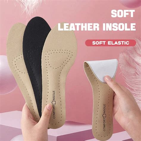 Plantillas De Cuero Para Zapatos De Mujer Almohadillas Suaves