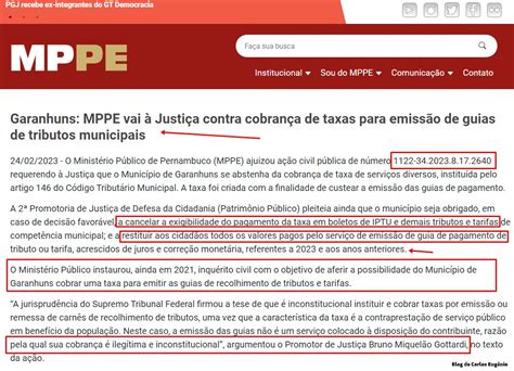 Blog do Carlos Eugênio Após Ministério Público entrar na Justiça